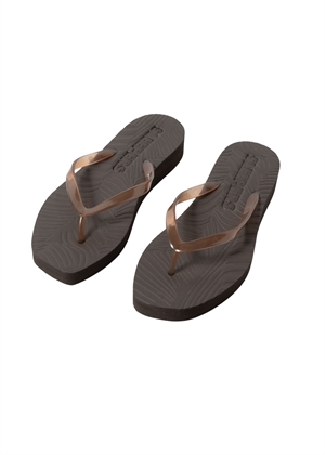 Tapered Platform sandal Brown Transparent Sleepers 